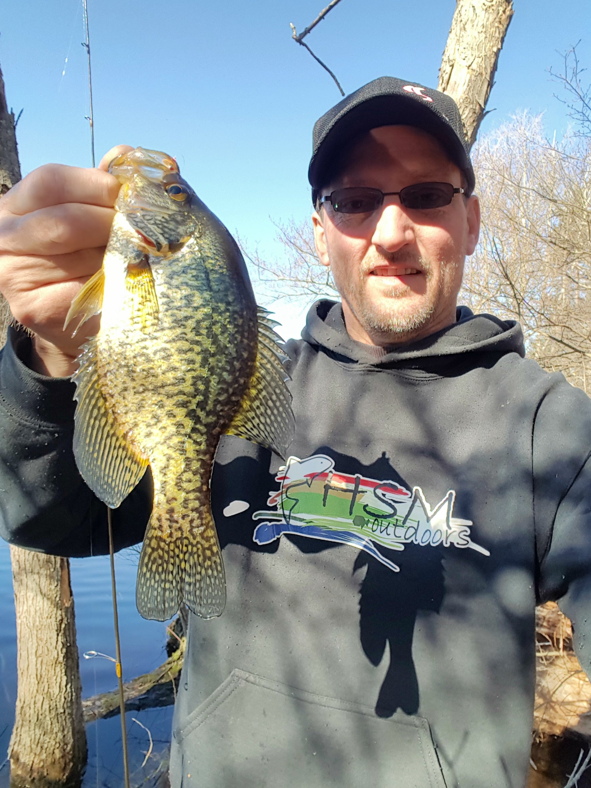 Fishing for Spring Crappie in Wood