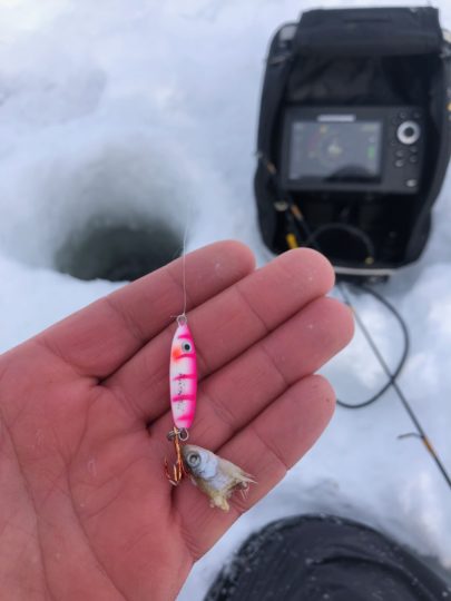 The Buck-Shot Rattle Spoon, My Greatest Ice Bait Ever