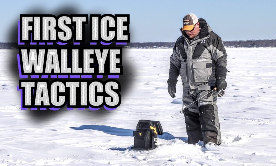 Early Ice Walleye Tactics