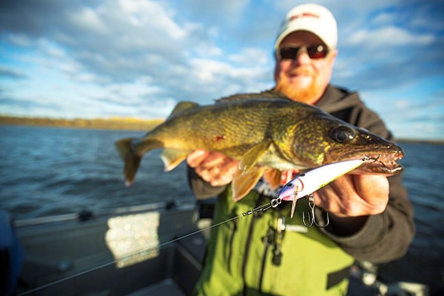 Spring Walleye Crankbait Fishing with the Rumble Shiner - Northland