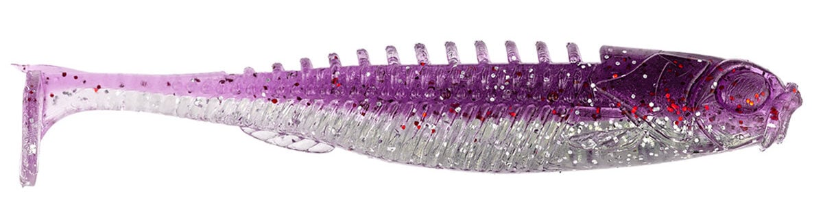 Northland Tackle Eye-Candy Paddle Shad - 3.5 - Purple Shad