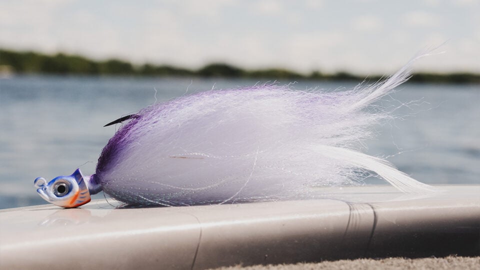 Big, Fluffy, Baitfish Profile Hair Jig