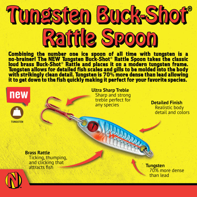 Tungsten Buckshot Rattle Spoon