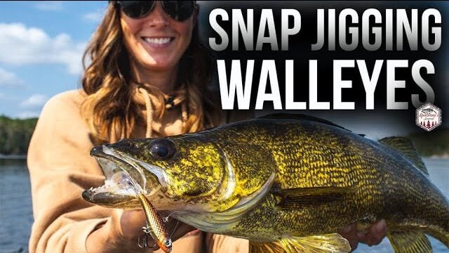 Snap Jigging Glide Bait Walleyes