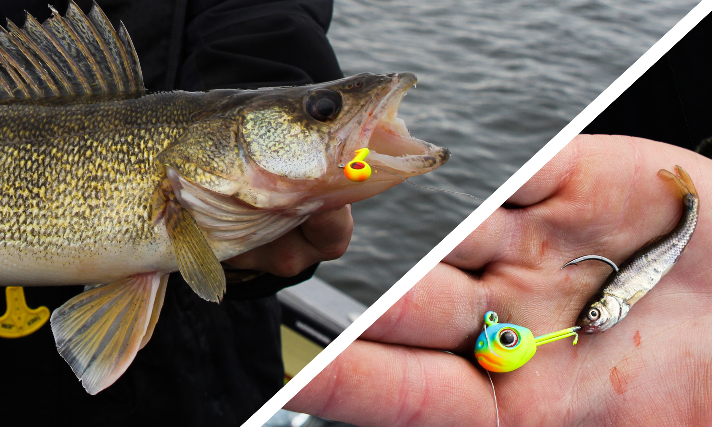WINTER WALLEYETROLLING CRANKBAITS IN A RIVER SYSTEM! 